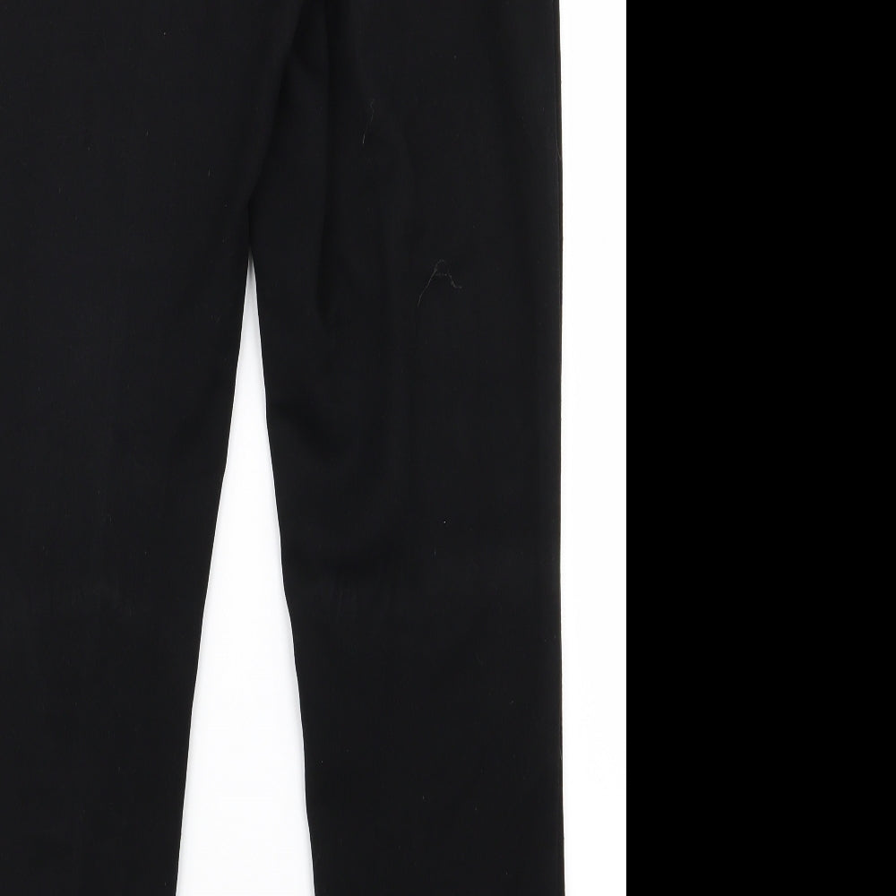 Preworn Womens Black Trousers Size 32 L28 in
