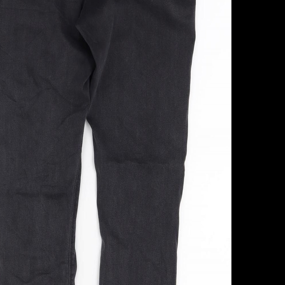 ASOS Womens Black Denim Skinny Jeans Size 32 L25 in