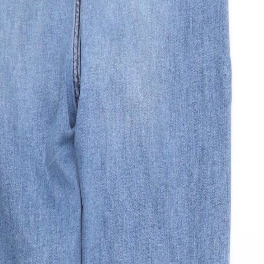 Marks Womens Blue Denim Skinny Jeans Size 12 L26 in