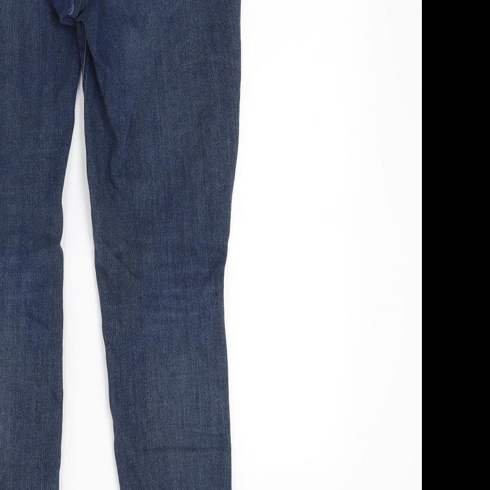 NEXT Womens Blue Denim Skinny Jeans Size 10 L26 in