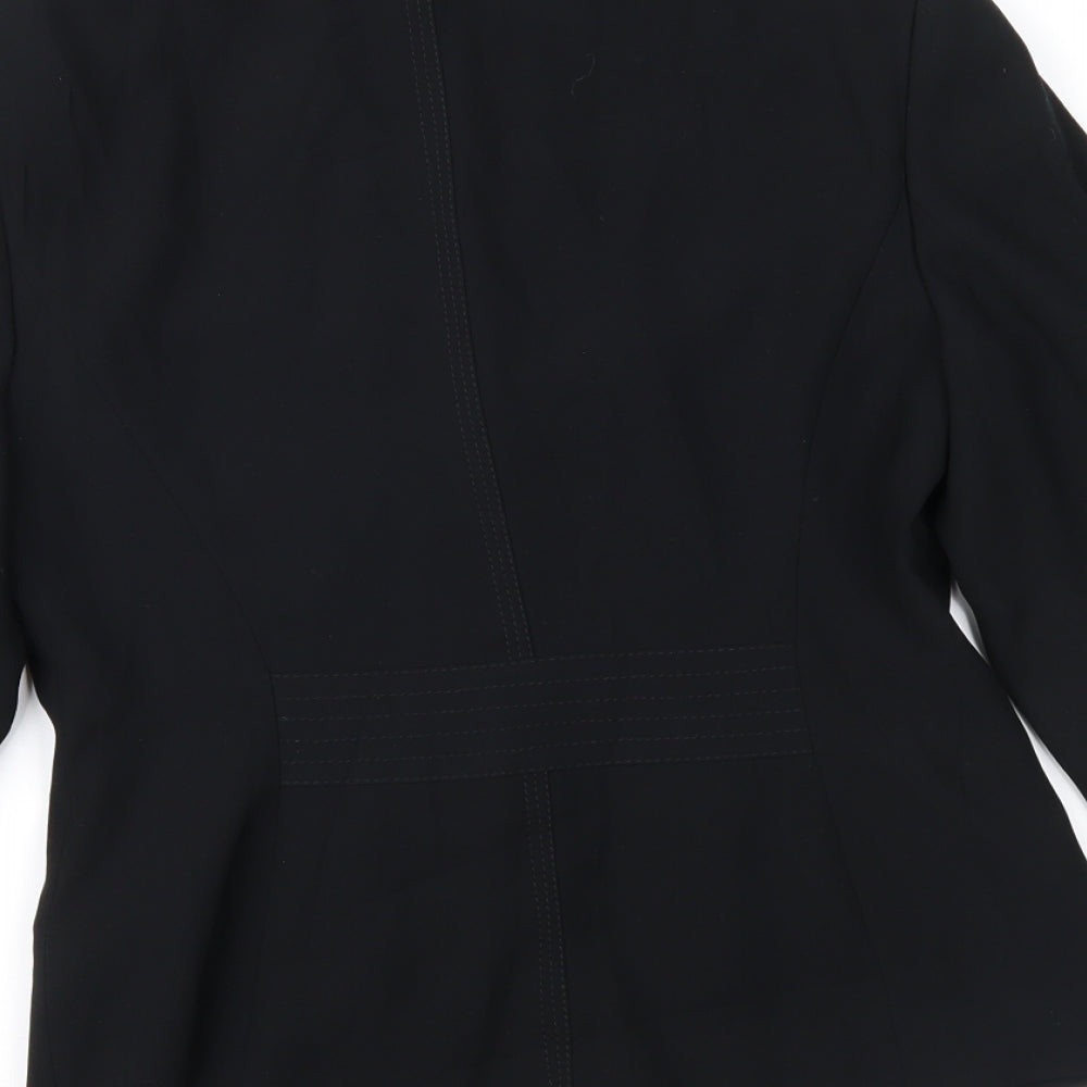 NEXT Womens Black Jacket Suit Jacket Size 10