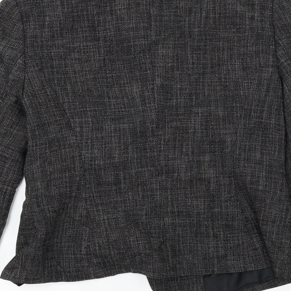 Precic Womens Grey Jacket Blazer Size 8