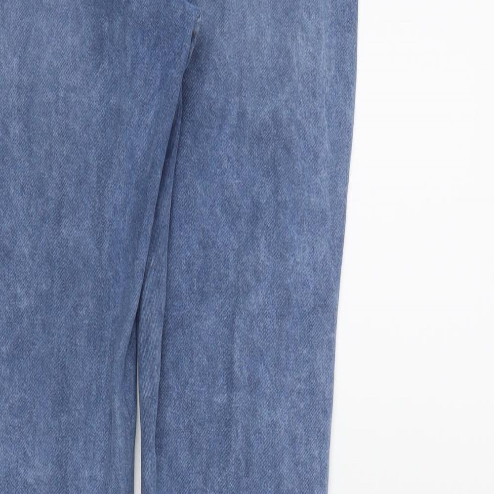 Topshop Womens Blue Skinny Jeans Size 6 L28 in