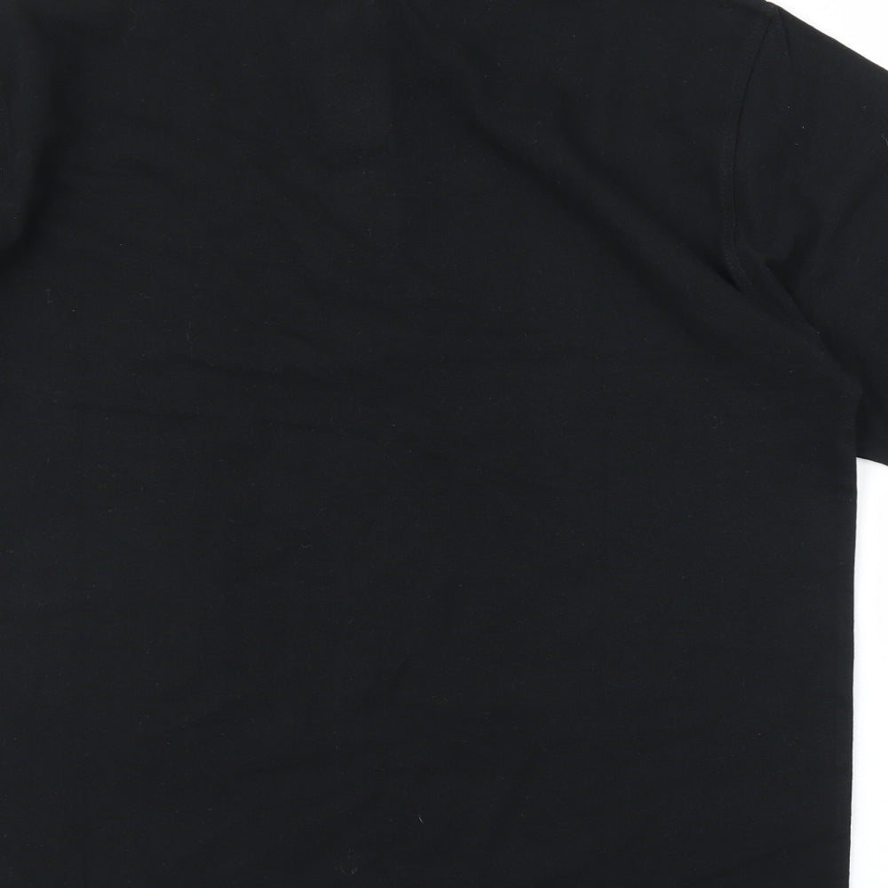 Seamark Mens Black Polo Size M