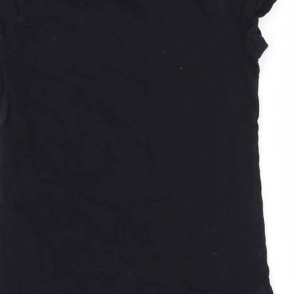 George Girls Black Jersey Basic T-Shirt Size 10-11 Years - I Love Fashion