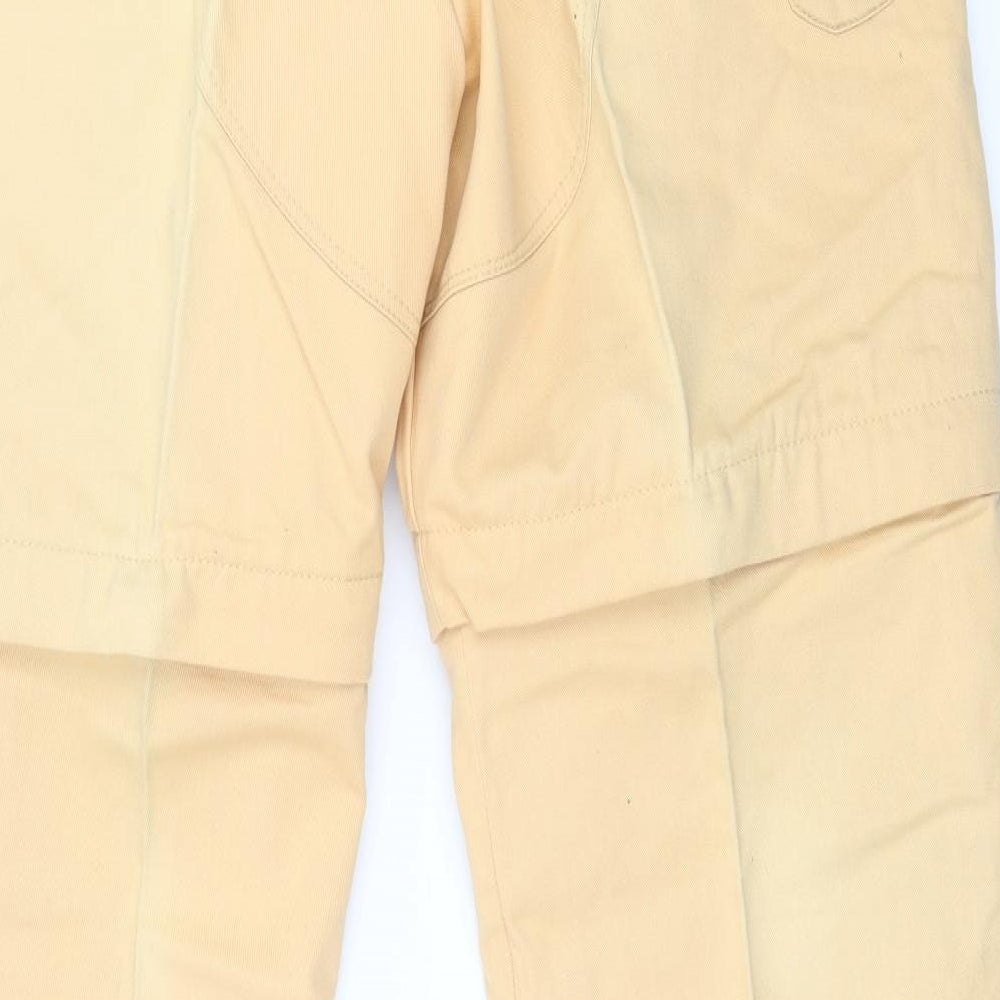 Preworn Womens Orange Trousers Size 36 in L33 in - Washed Out