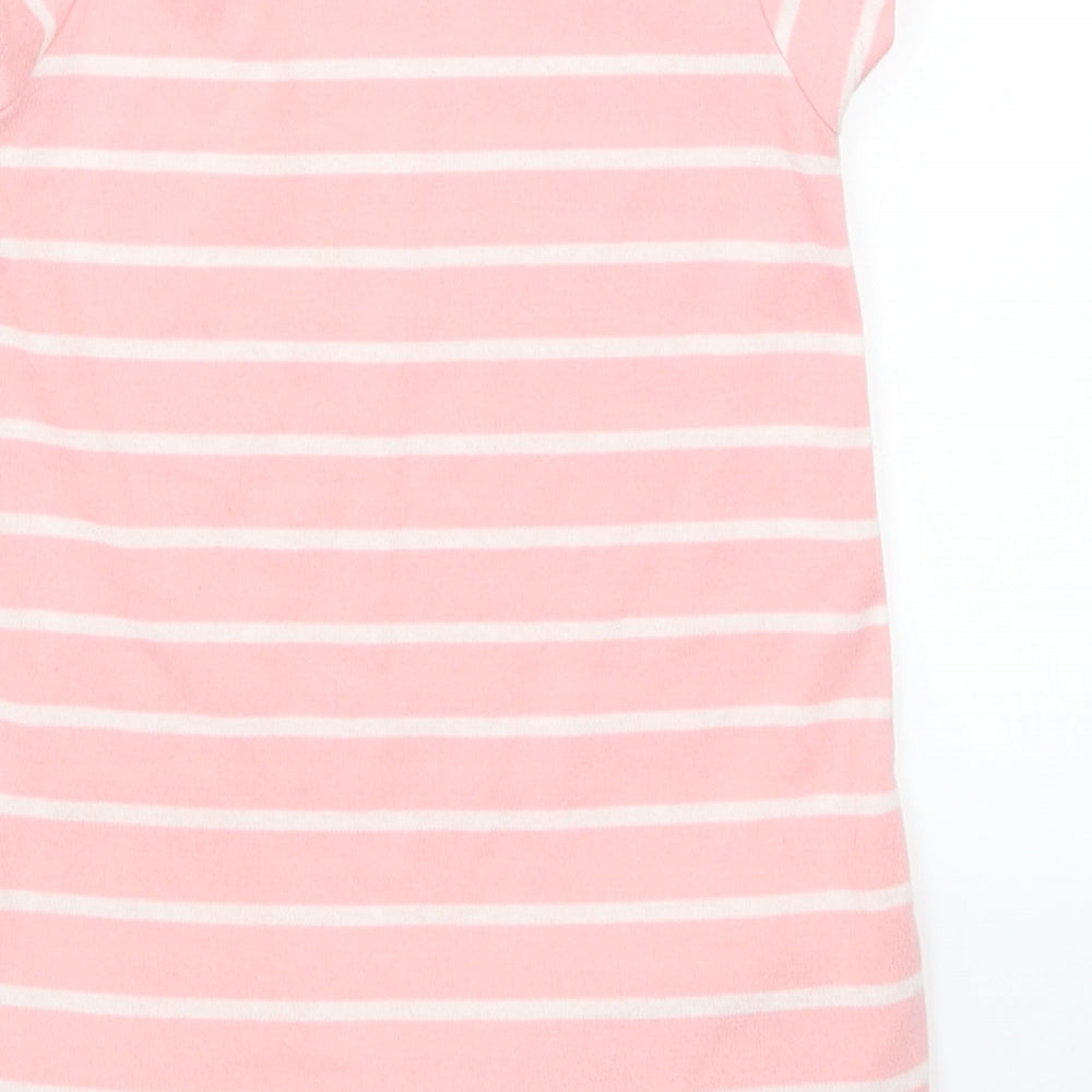 Matalan Girls Pink Striped T-Shirt Dress Size 12-18 Months