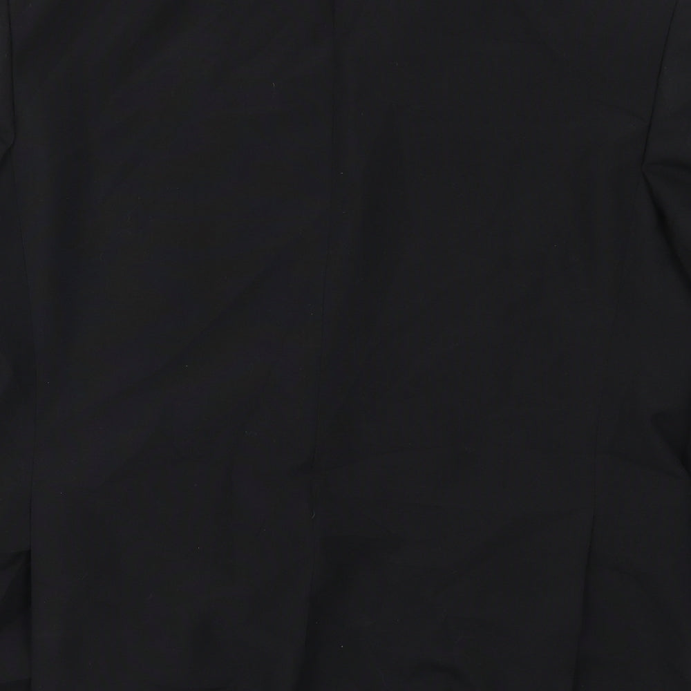 Preworn Mens Black Jacket Suit Jacket Size 44