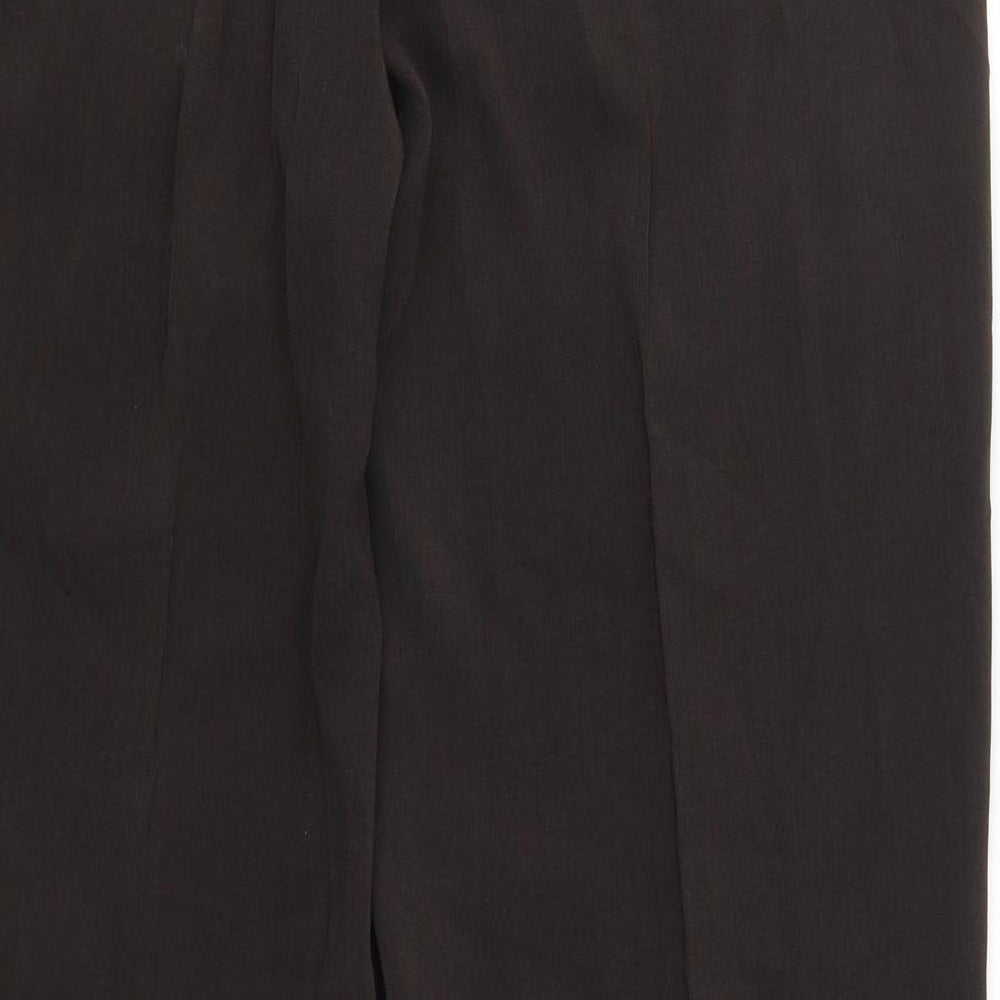 Planet Womens Brown Trousers Size 12 L30 in