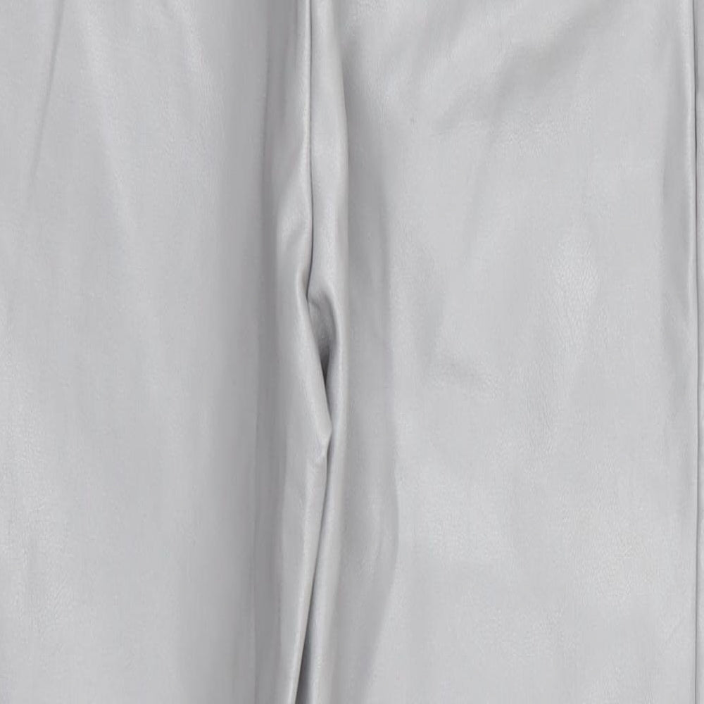 Missguided Womens Grey Trousers Size 6 L27 in