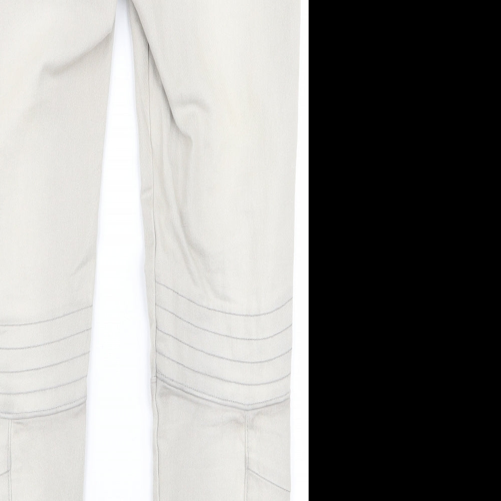 Preworn Womens White Trousers Size 14 L21 in