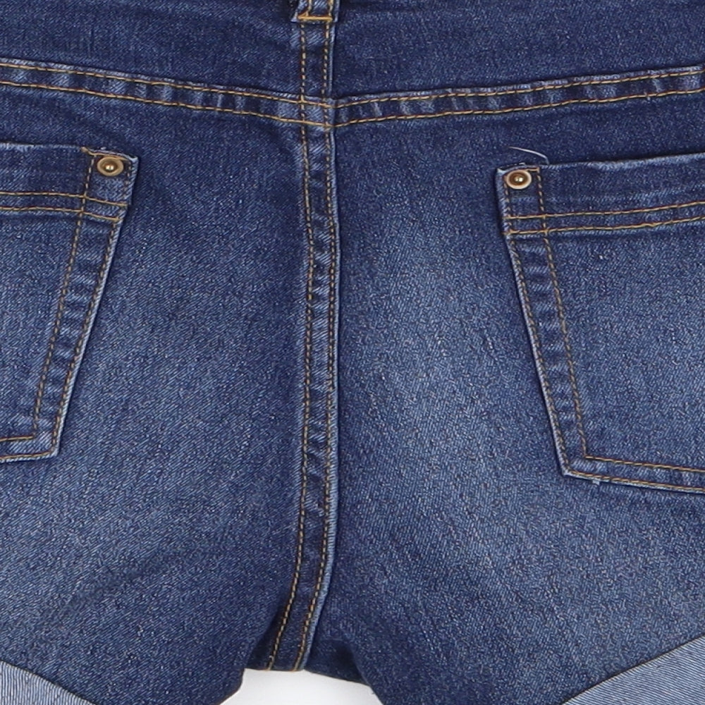 Preworn Womens Blue Hot Pants Shorts Size 14