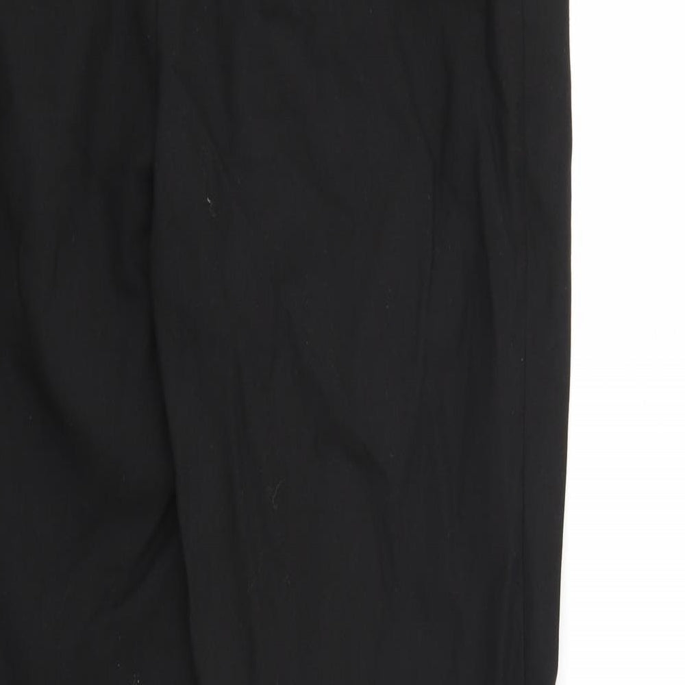 NEXT Womens Black Trousers Size 8 L25 in