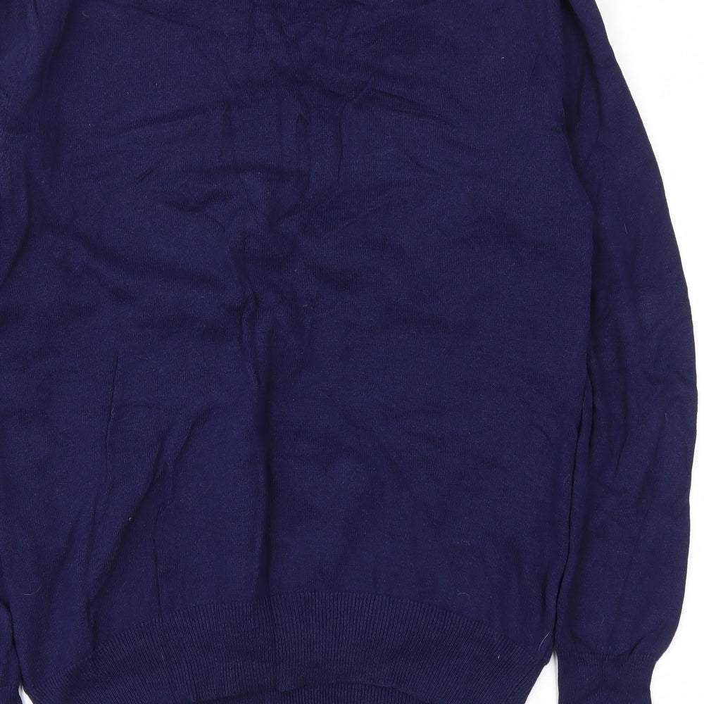 circa 81 Mens Blue Argyle/Diamond Pullover Jumper Size S