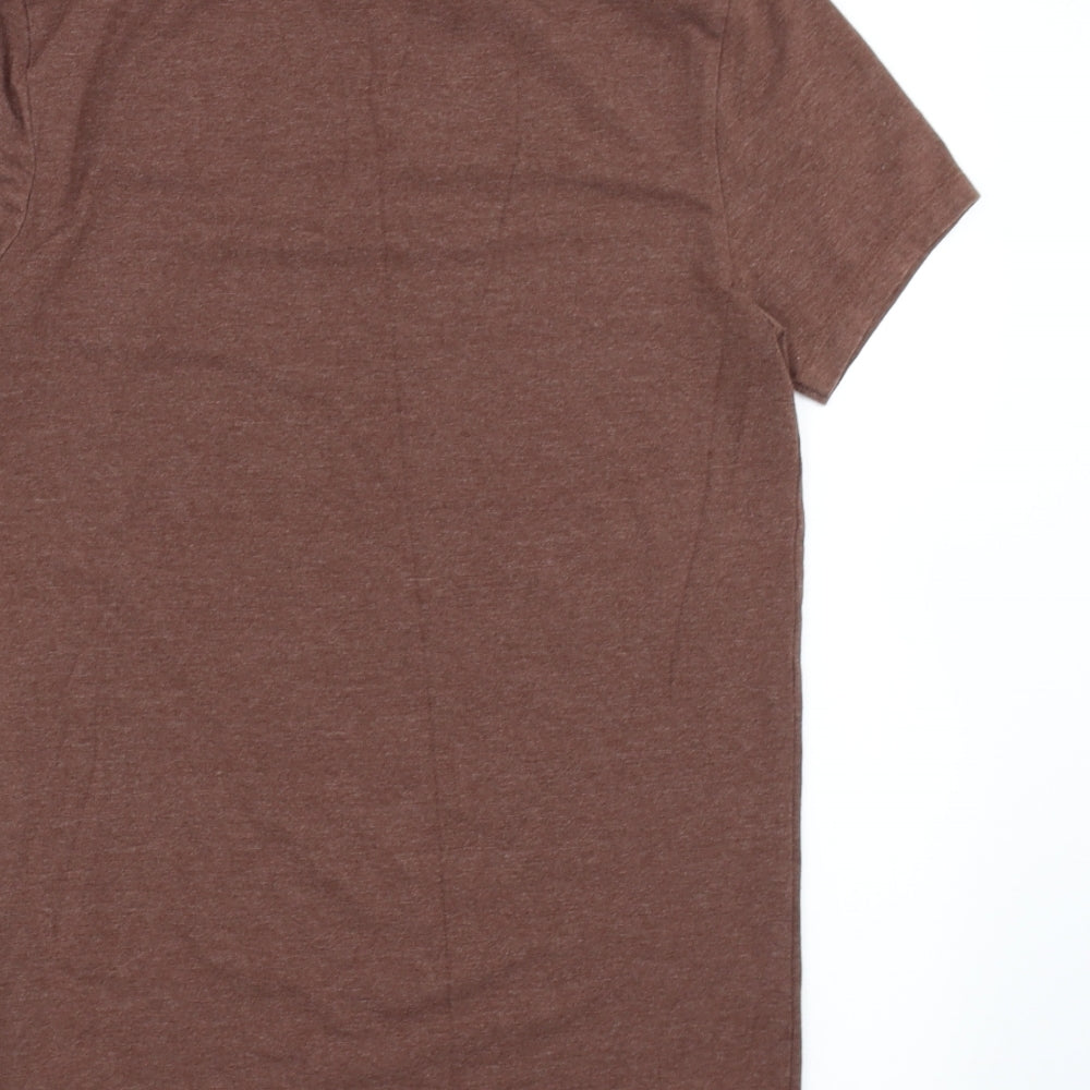 ASOS Womens Brown Basic T-Shirt Size S
