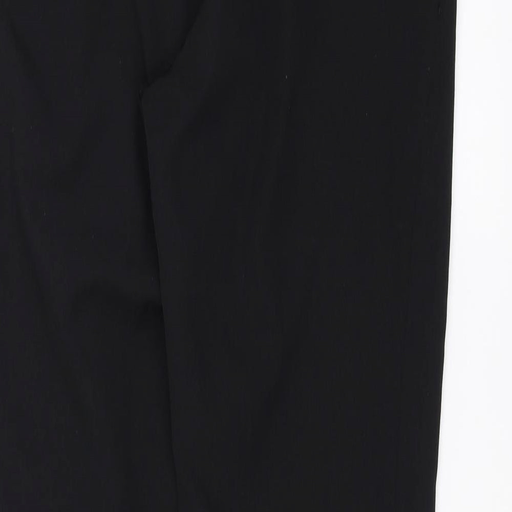 Topshop Womens Black Trousers Size 4 L25 in