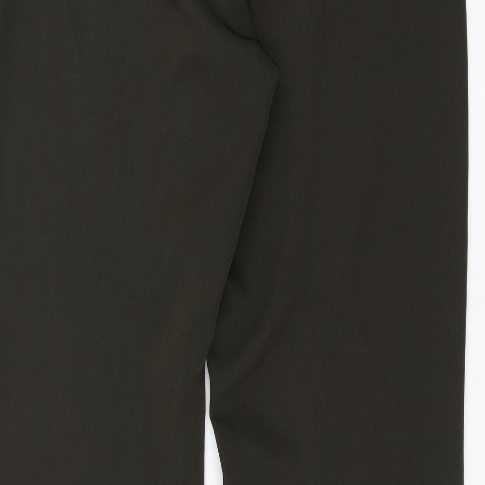 South Womens Green Trousers Size 12 L28 in