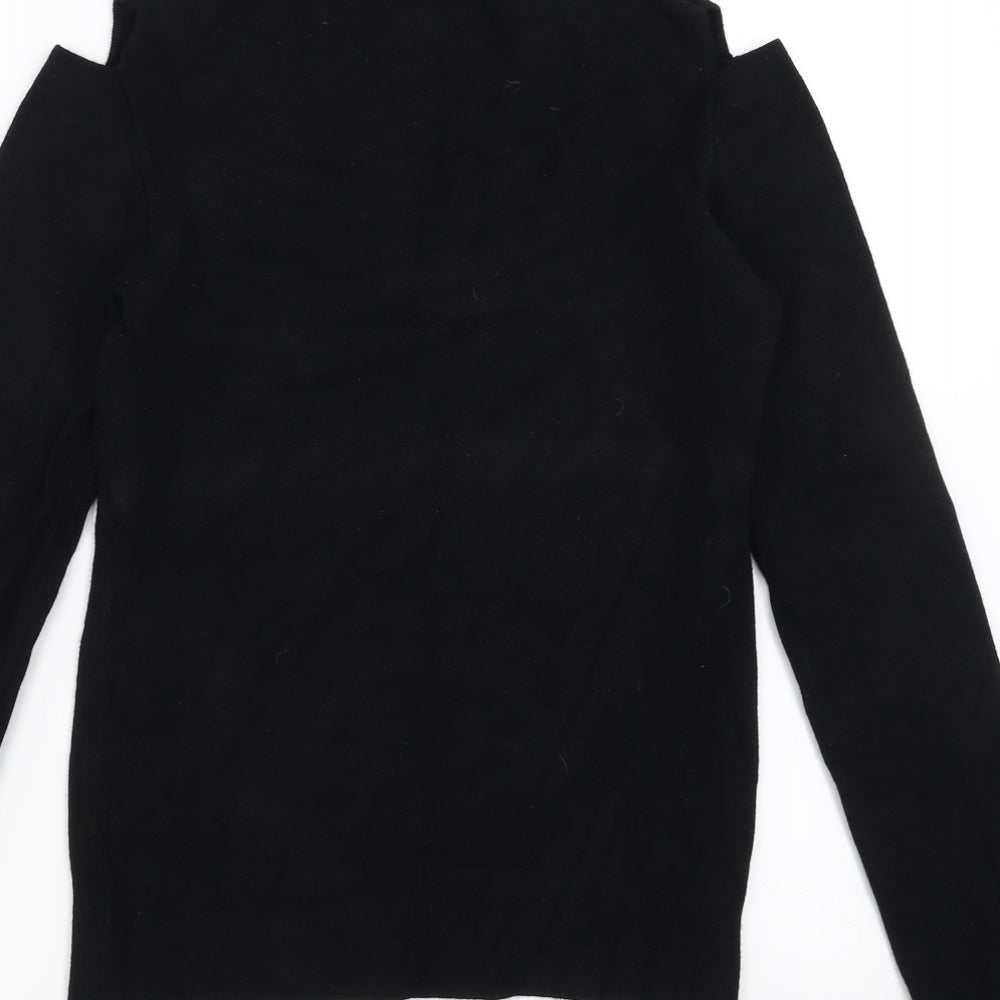 Linea Womens Black Pullover Jumper Size S