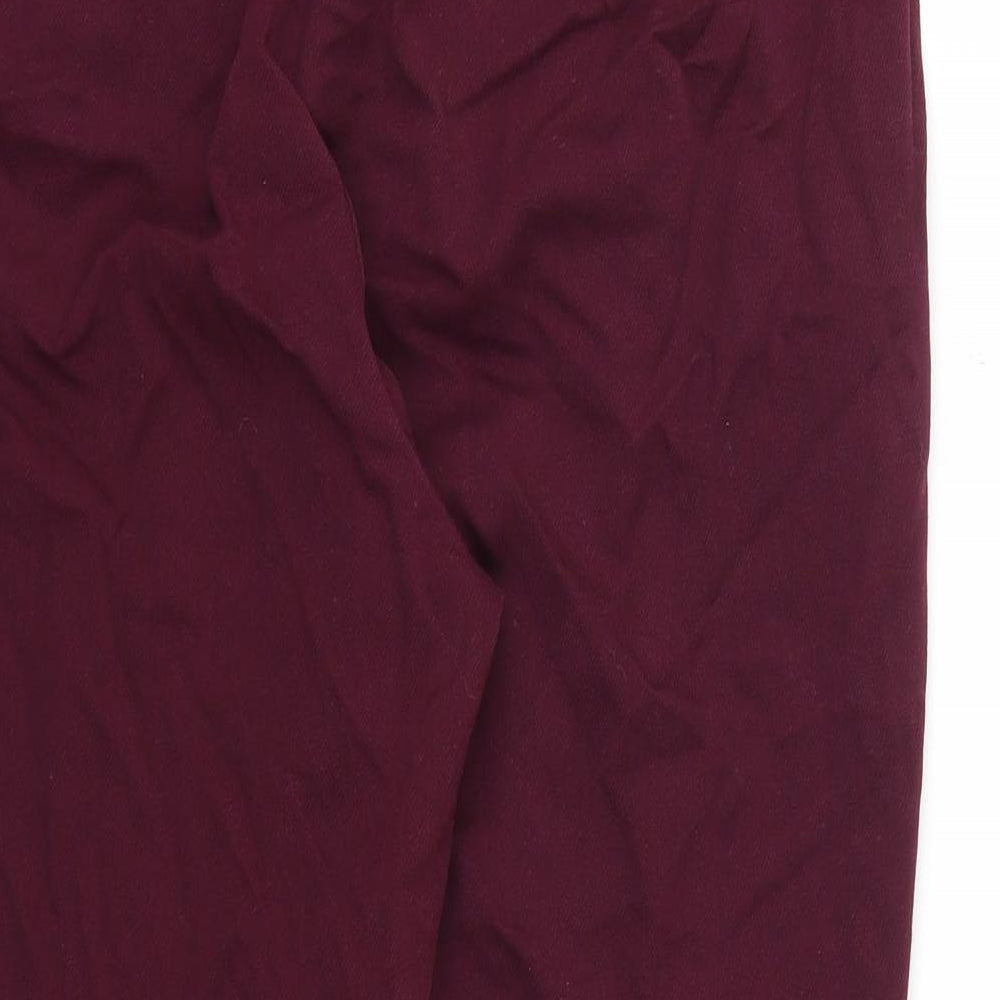 Princples Womens Purple Trousers Size 16 L25 in