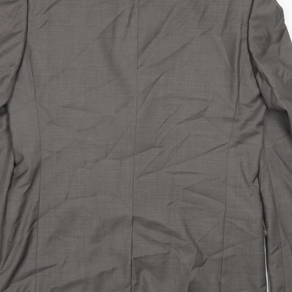 Marks and Spencer Mens Grey Jacket Suit Jacket Size 38