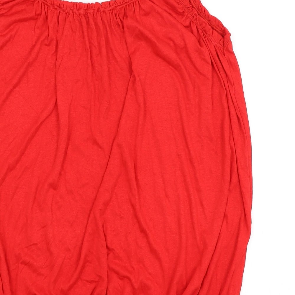 Misumi Womens Red Basic Tank Size 12