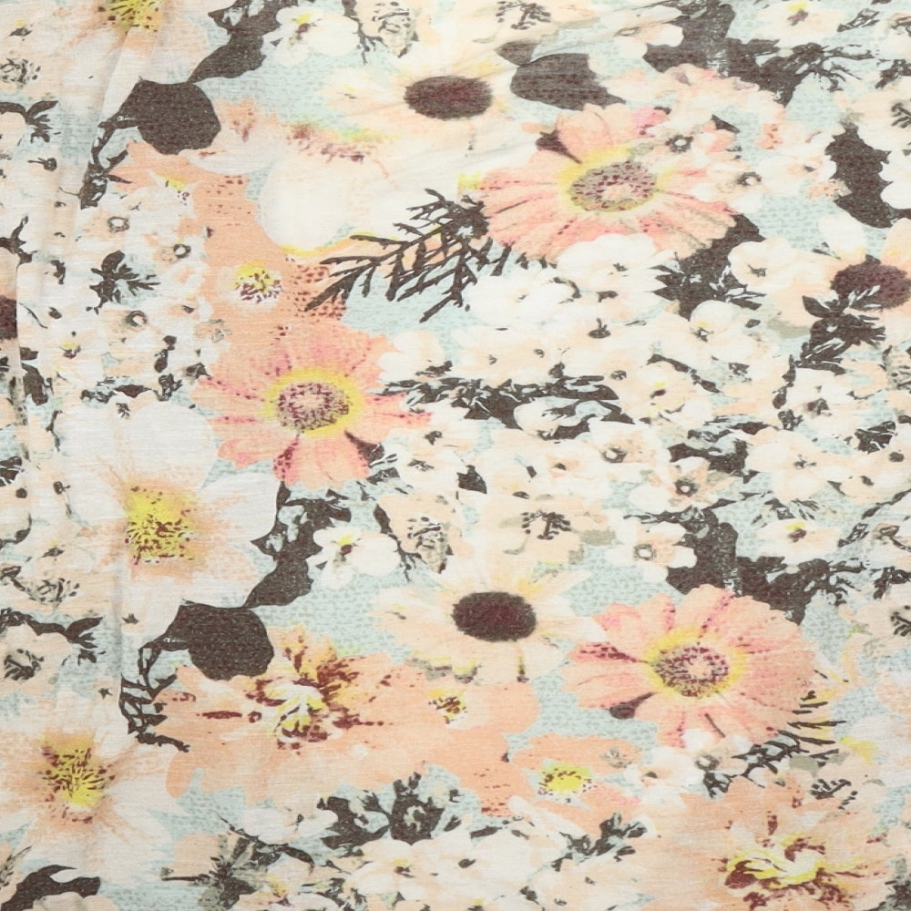 George Womens Pink Floral Cardigan Jumper Size 12