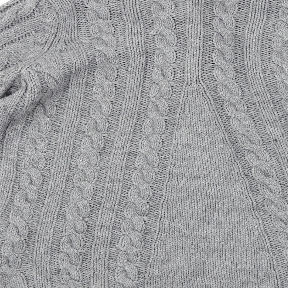 George Womens Grey Cardigan Jumper Size 16