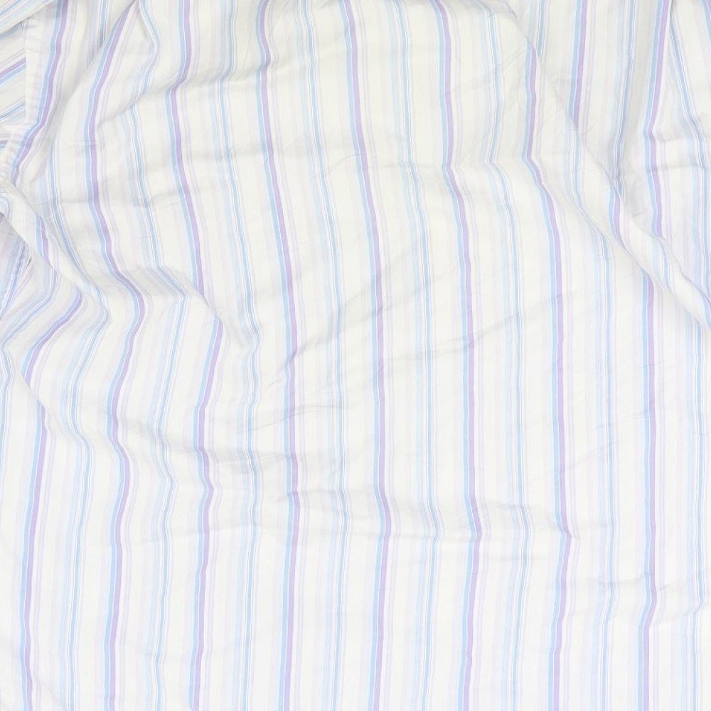 Gap Mens White Striped Dress Shirt Size 16.5