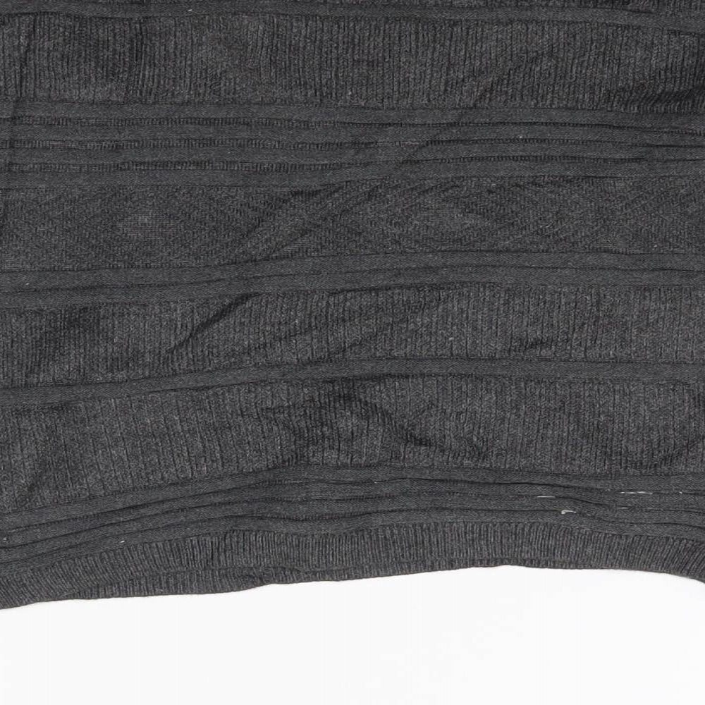 Primark Womens Grey Knit Bandage Skirt Size 8