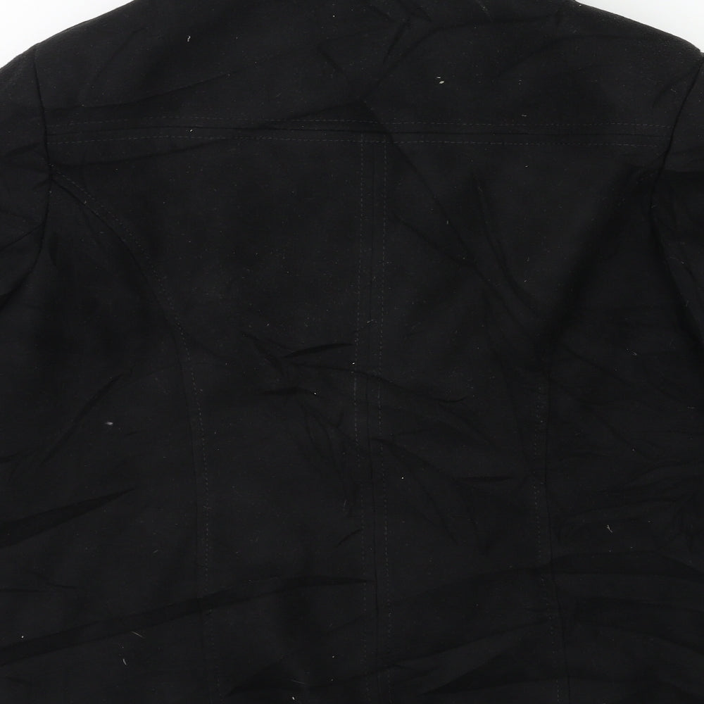 Marks and Spencer Womens Black Jacket Coat Size 14