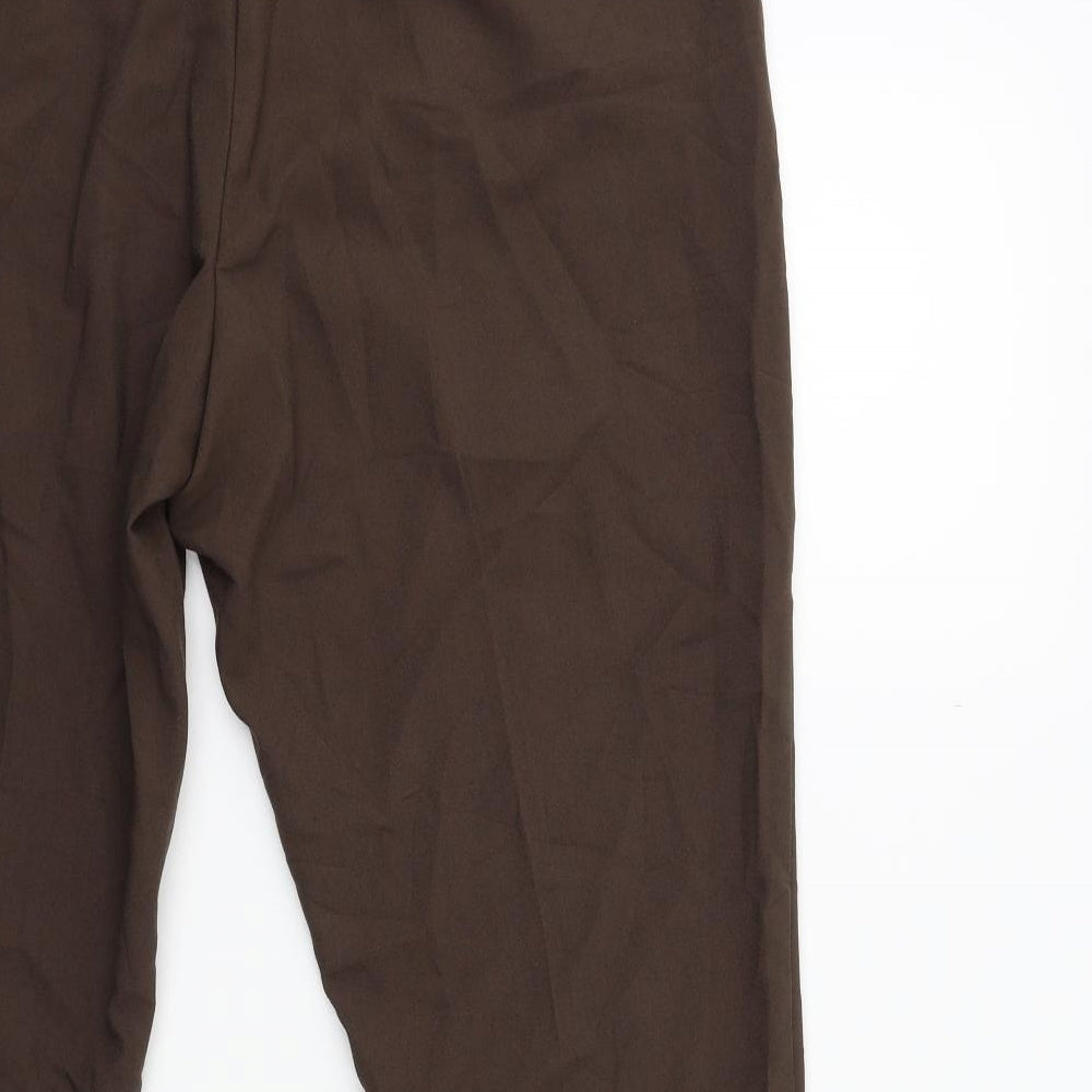 Yessica Womens Brown Trousers Size 38 in L27 in