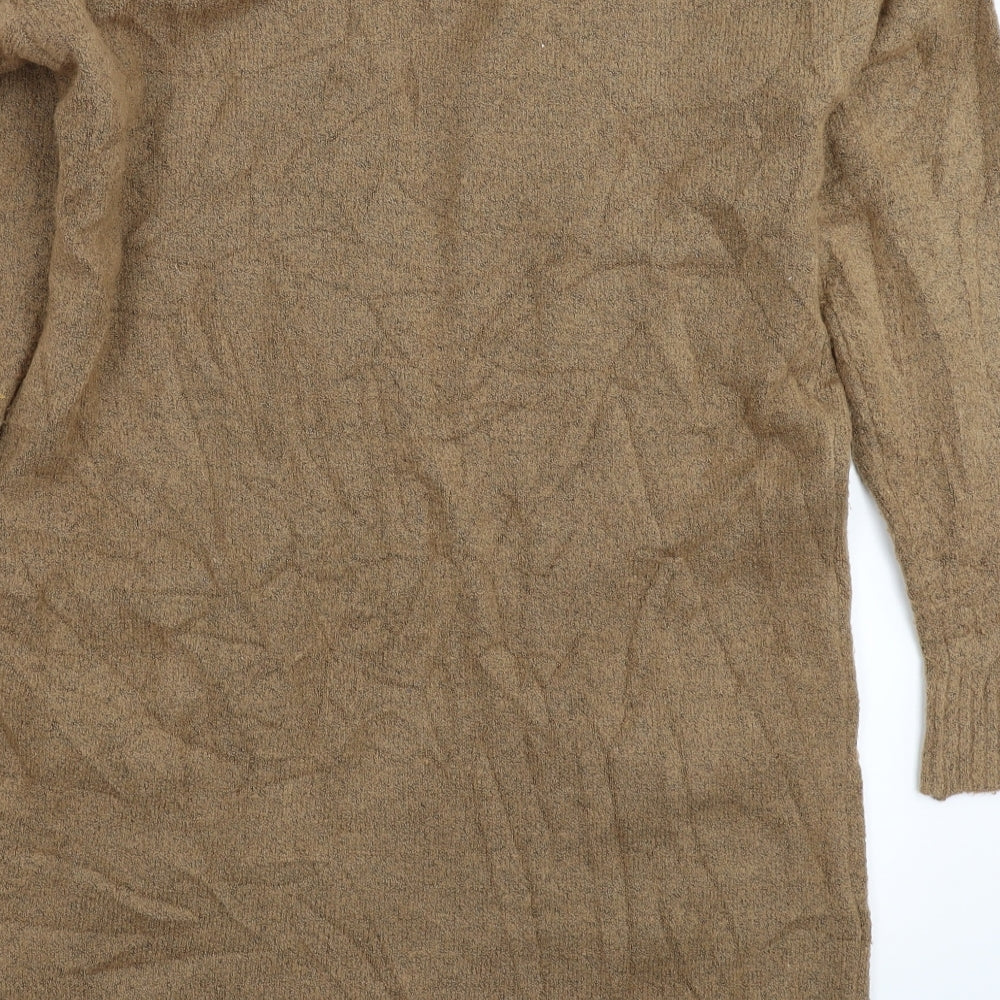 FOREVER 21 Womens Beige Knit Cardigan Jumper Size M