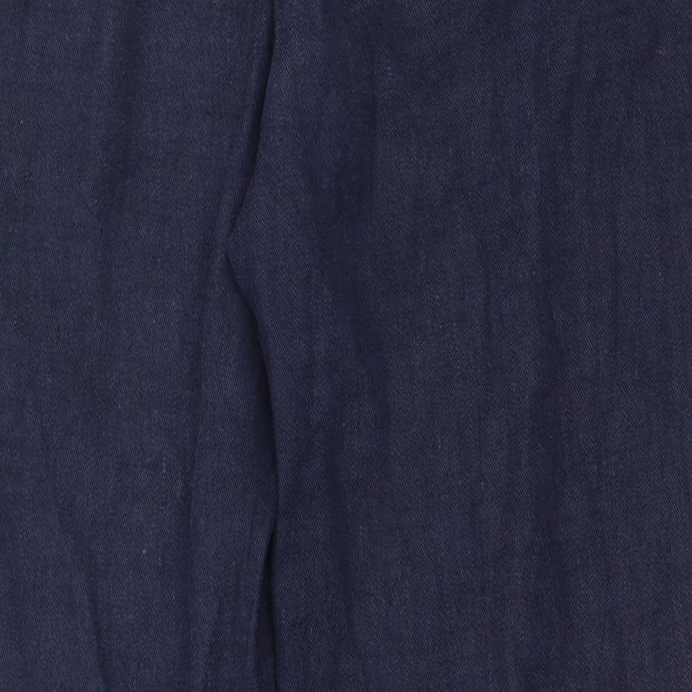 Autograph Womens Blue Trousers Size 14 L27 in
