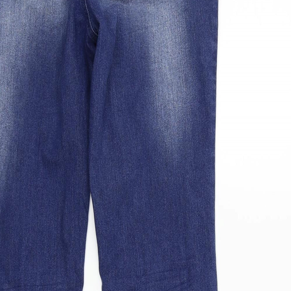 Rainbow Womens Blue Trousers Size 16 L31 in