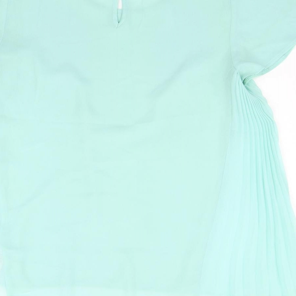 Atmosphere Womens Green Basic Blouse Size 8