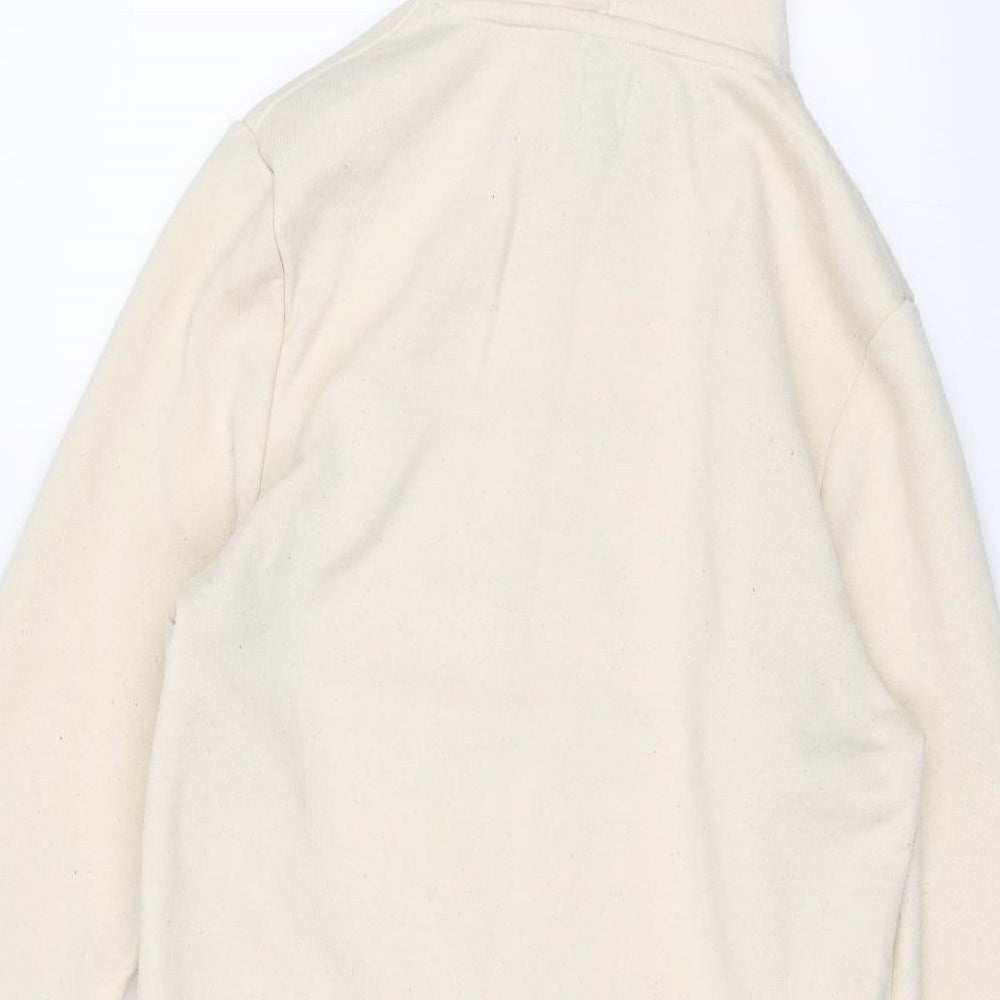 River Island Womens White Pullover Hoodie Size S - Maison Riviera