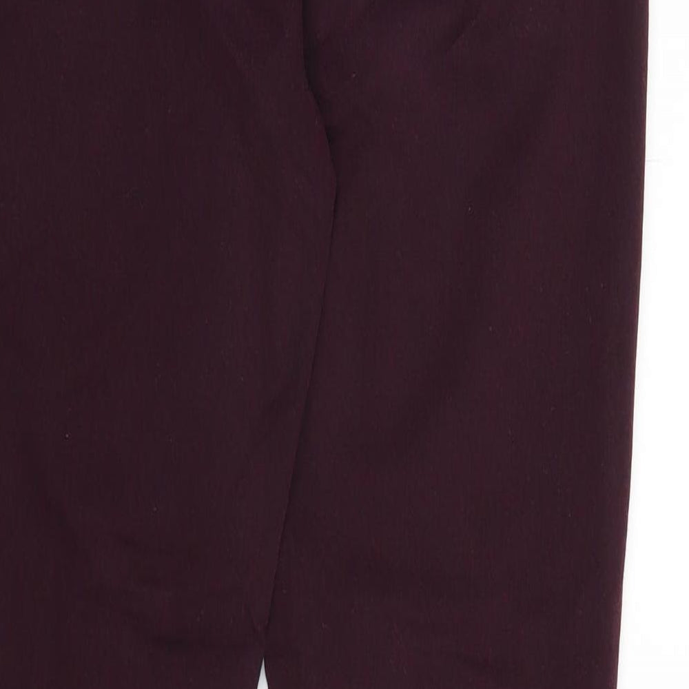 Topshop Womens Purple Denim Straight Jeans Size 30 in L26 in