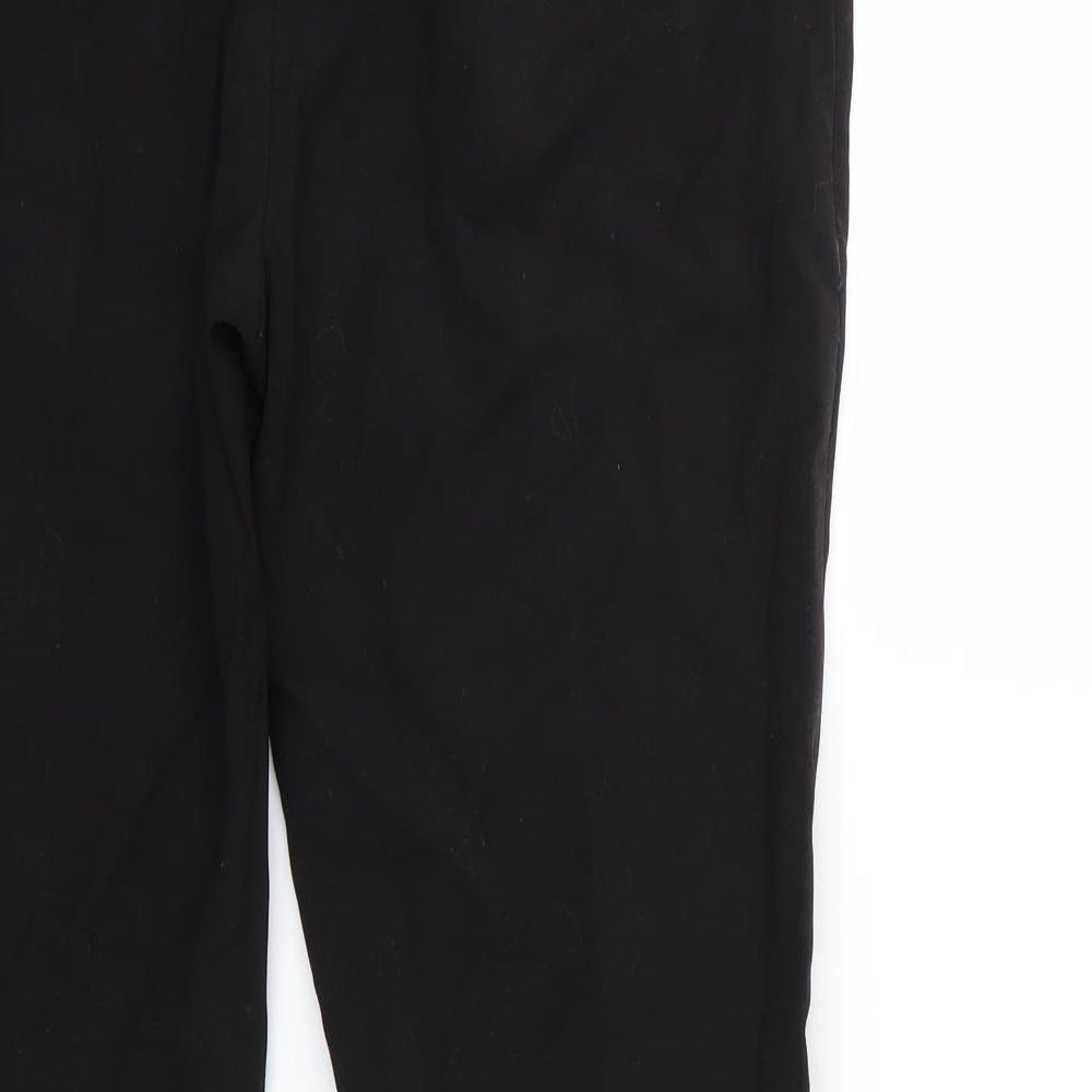 Preworn Womens Black Bloomer Trousers Size 10 L29 in