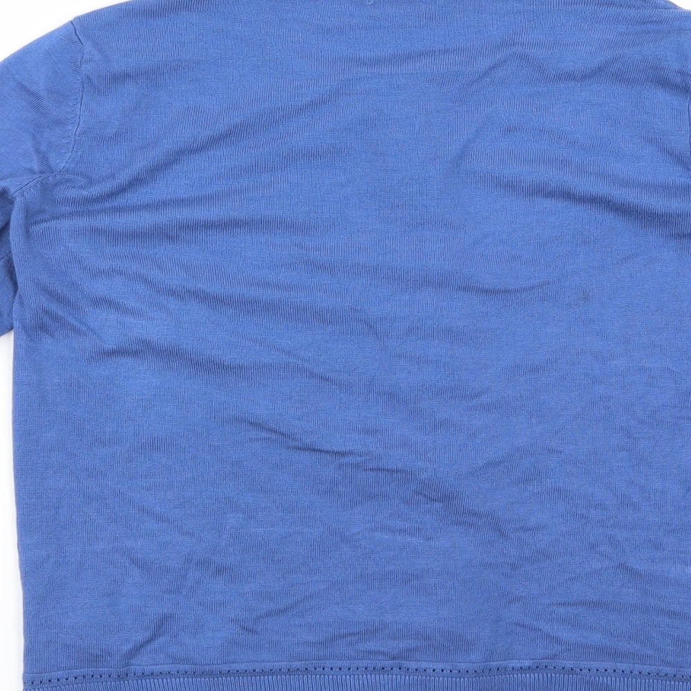 TU Womens Blue Cape Jumper Size 14