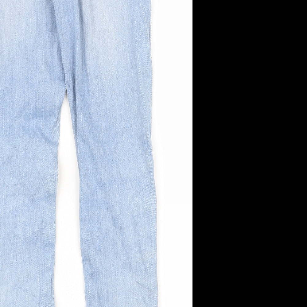 Preworn Womens Blue Skinny Jeans Size 28 L25 in