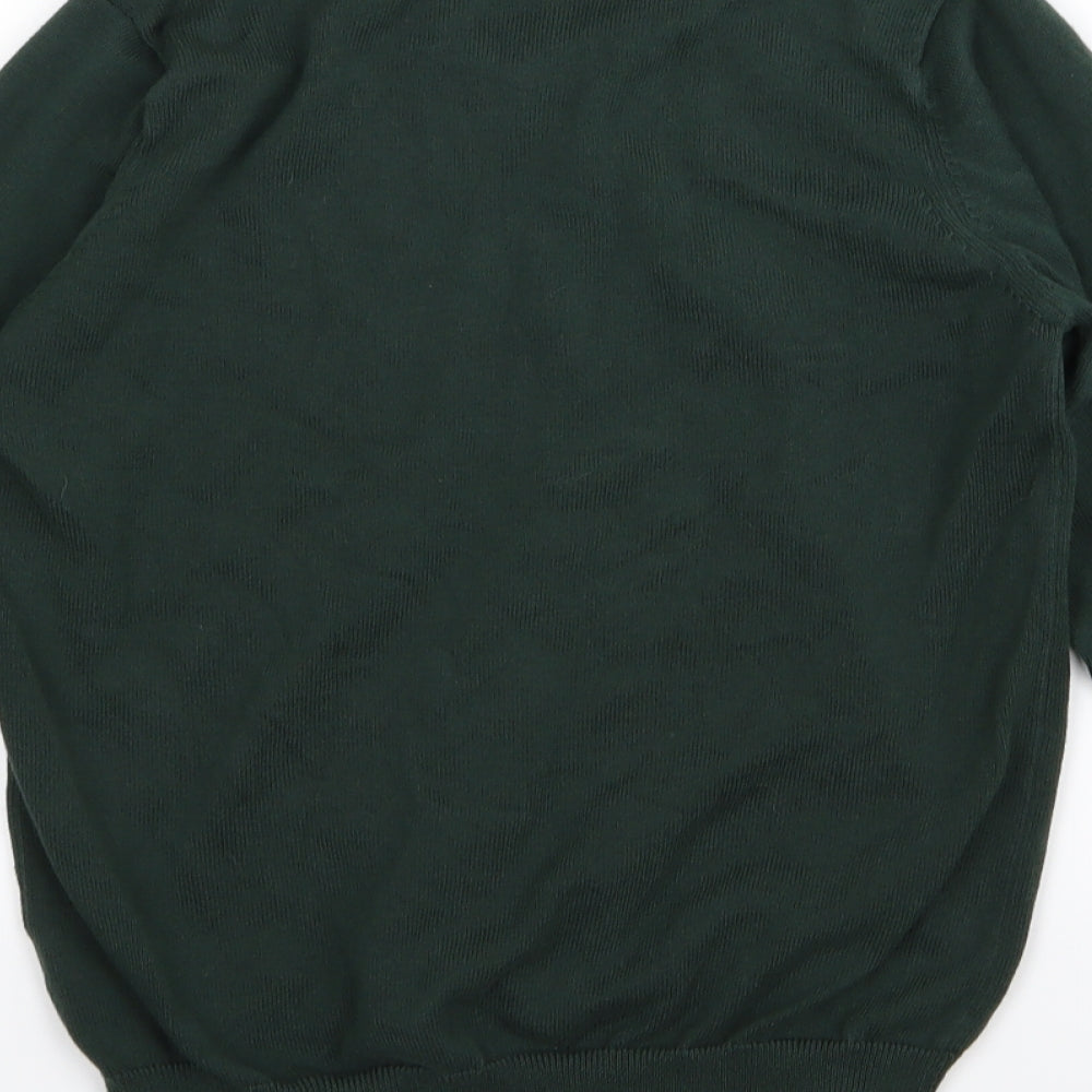 TU school Boys Green Pullover Jumper Size 10 Years - School jumper