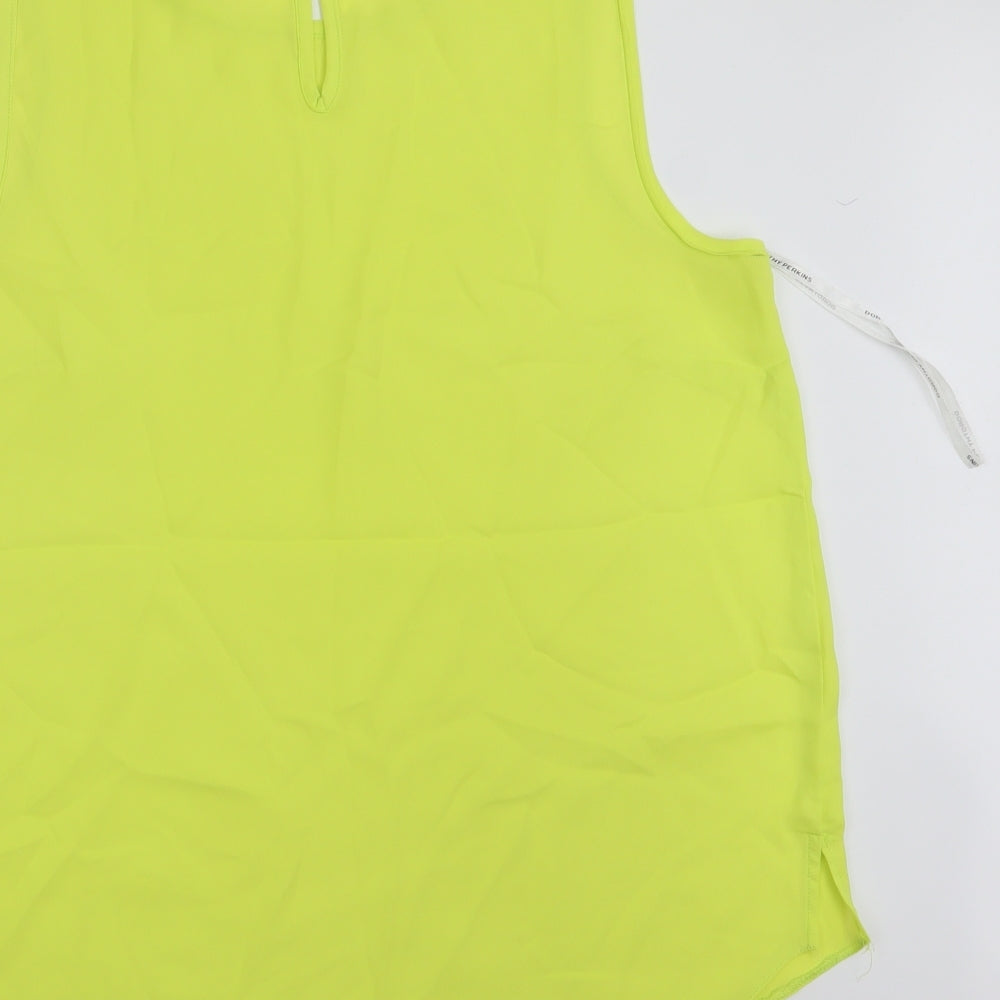 Dorothy Perkins Womens Yellow Basic Tank Size 14