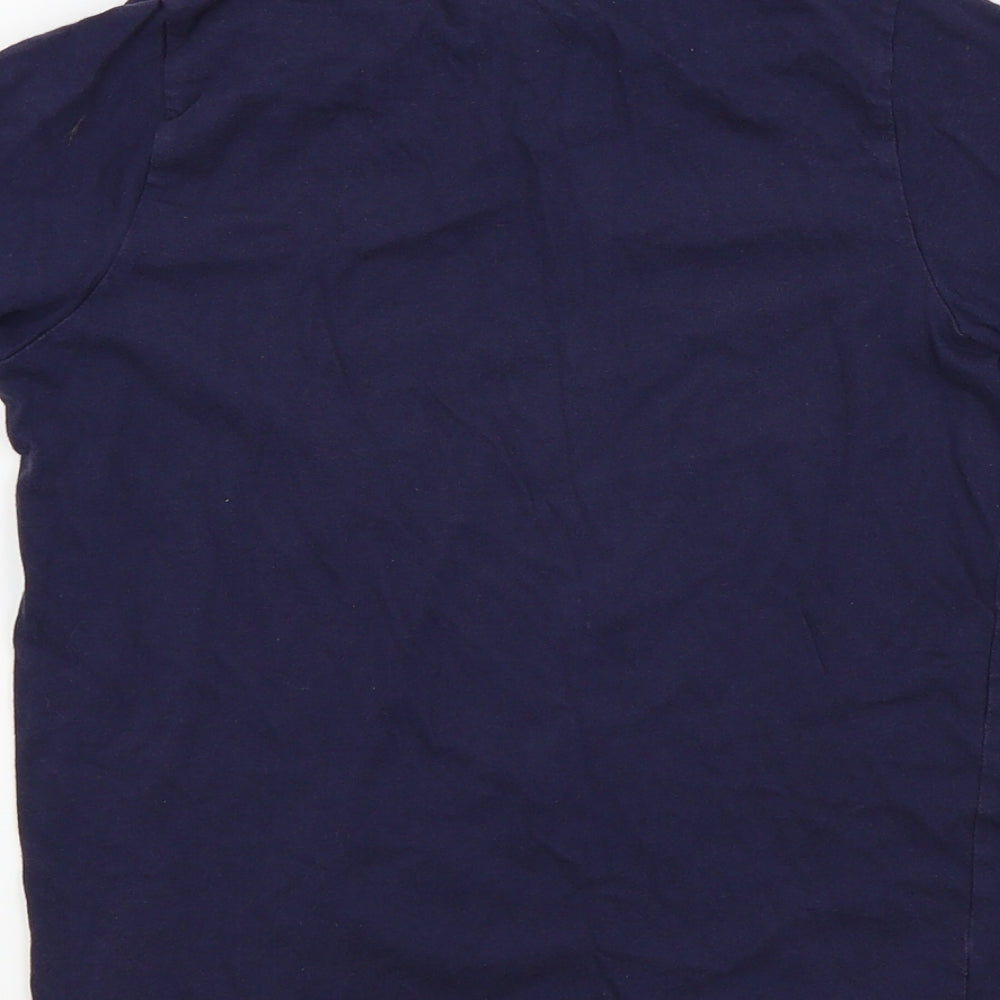 FIFA Boys Blue Colourblock Basic T-Shirt Size 9-10 Years - ENGLAND