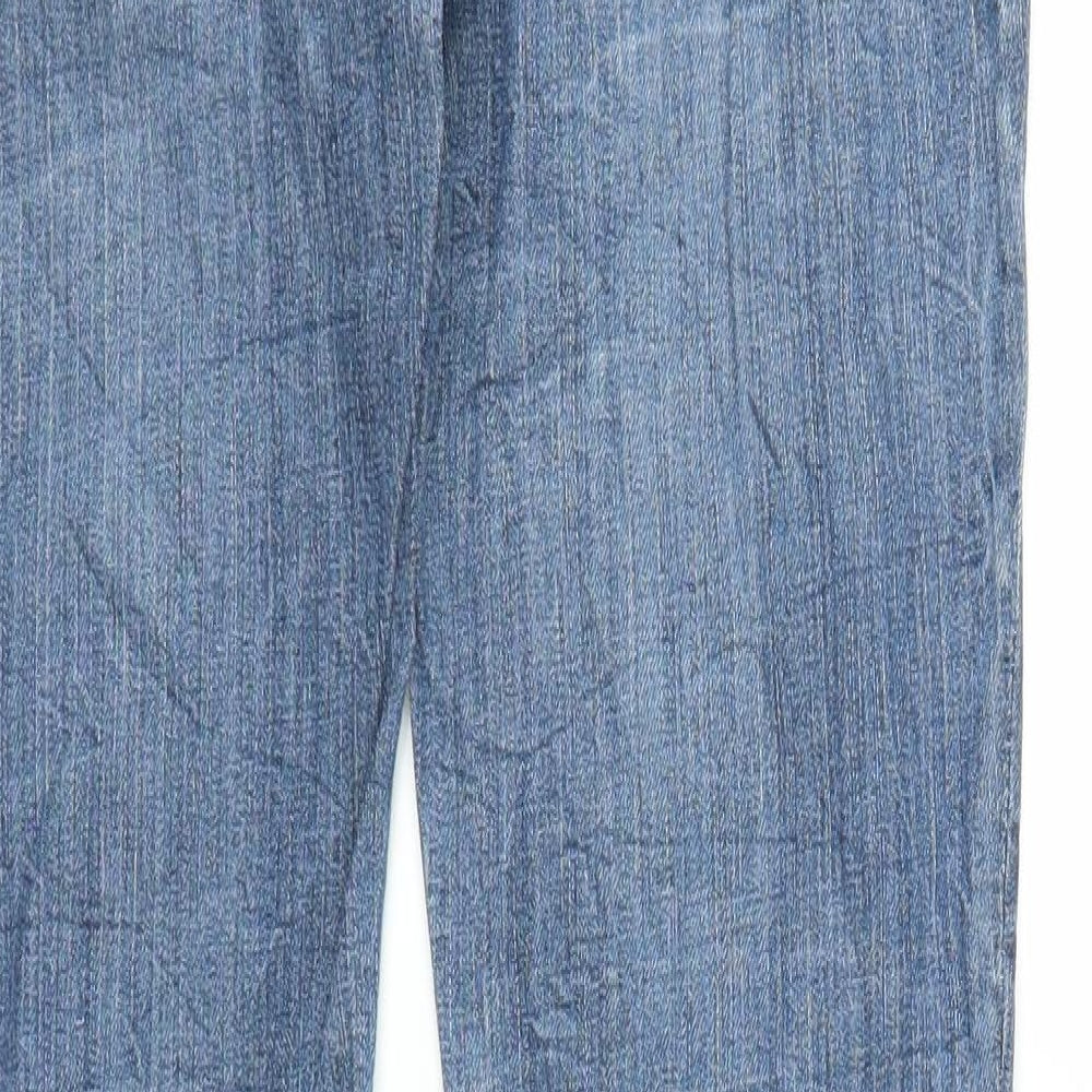 FIVE Mens Blue Denim Straight Jeans Size 32 in L31 in