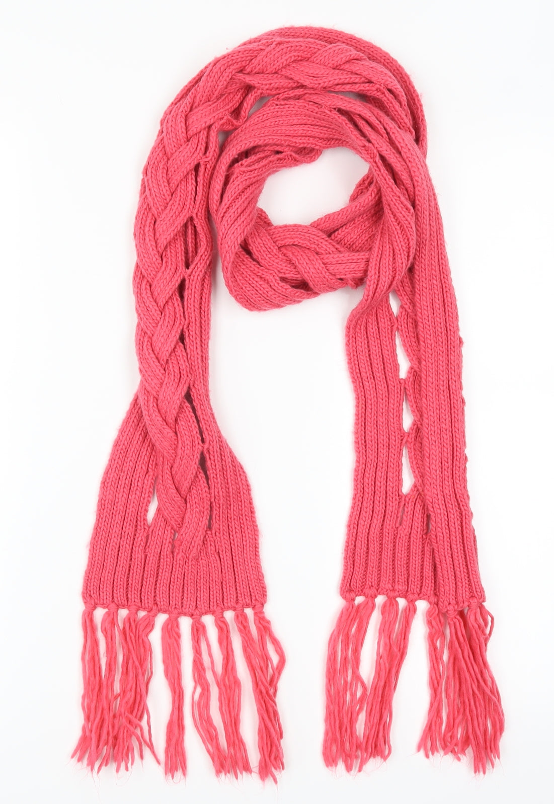 Preworn Womens Pink Scarf