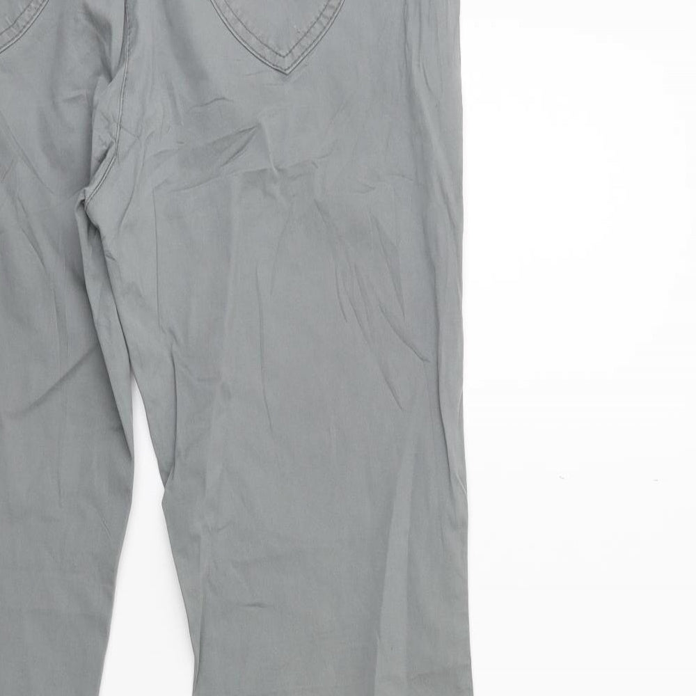 Raphaela Womens Grey Trousers Size 16 L30 in
