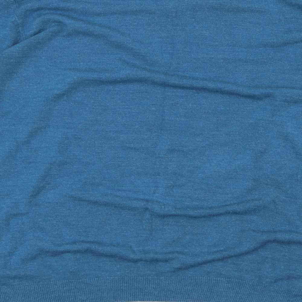 M&Co Womens Blue Pullover Jumper Size 2XL