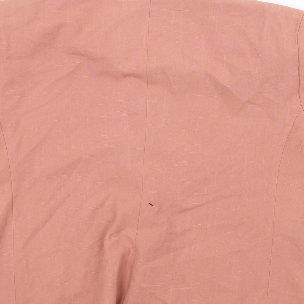 Preworn Womens Pink Jacket Size 18