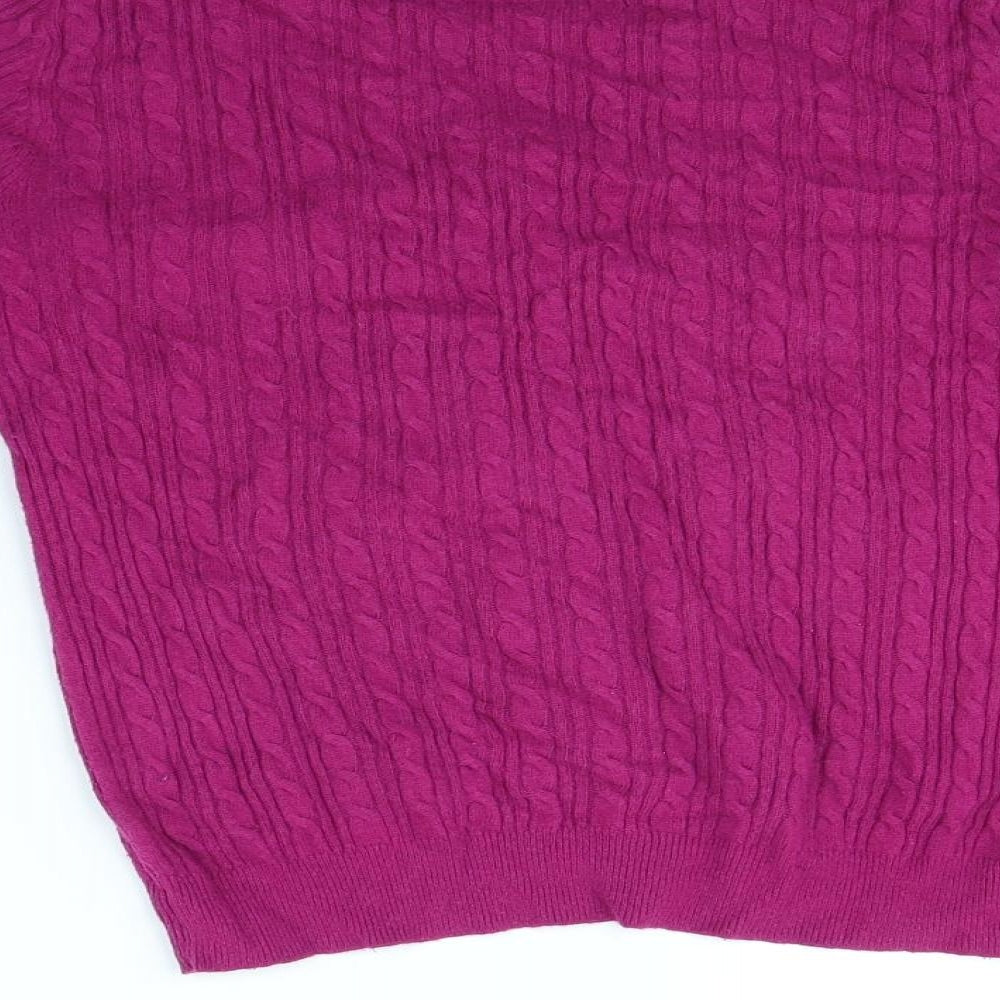 Country Casuals Womens Purple Cardigan Jumper Size S