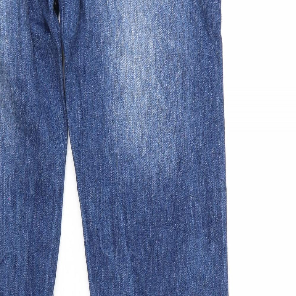 Terronova Womens Blue Denim Tapered Jeans Size L L32 in